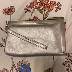 Calvin Klein Silver Clutch